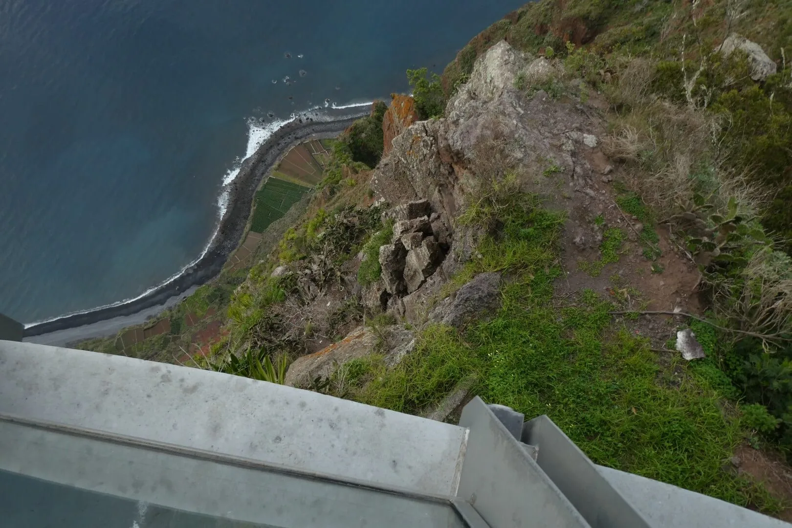 A view from Europe's highest sea cliff: Cabo Girão.