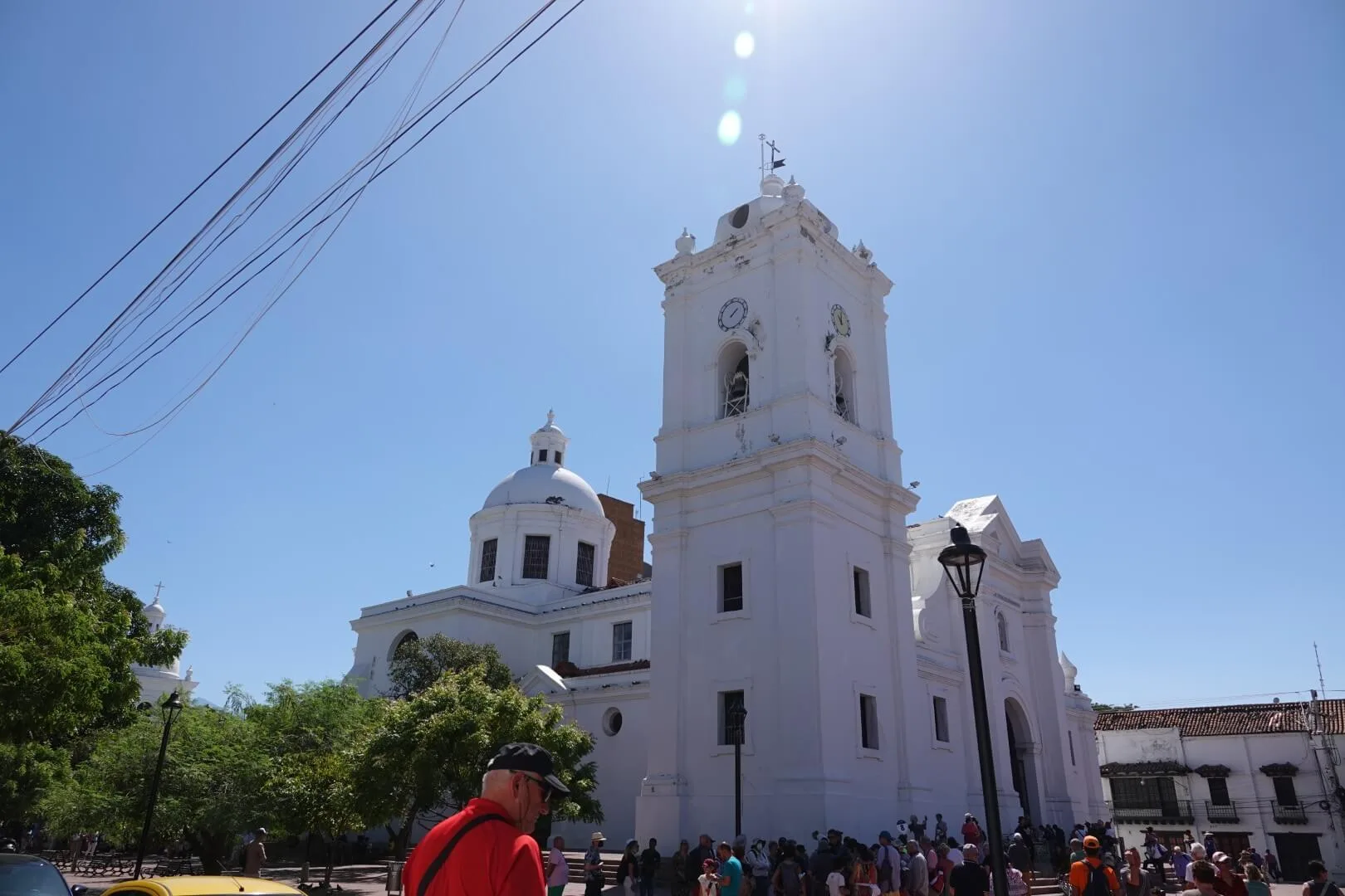 A view of the Santa Ana Church in Santa Marta.