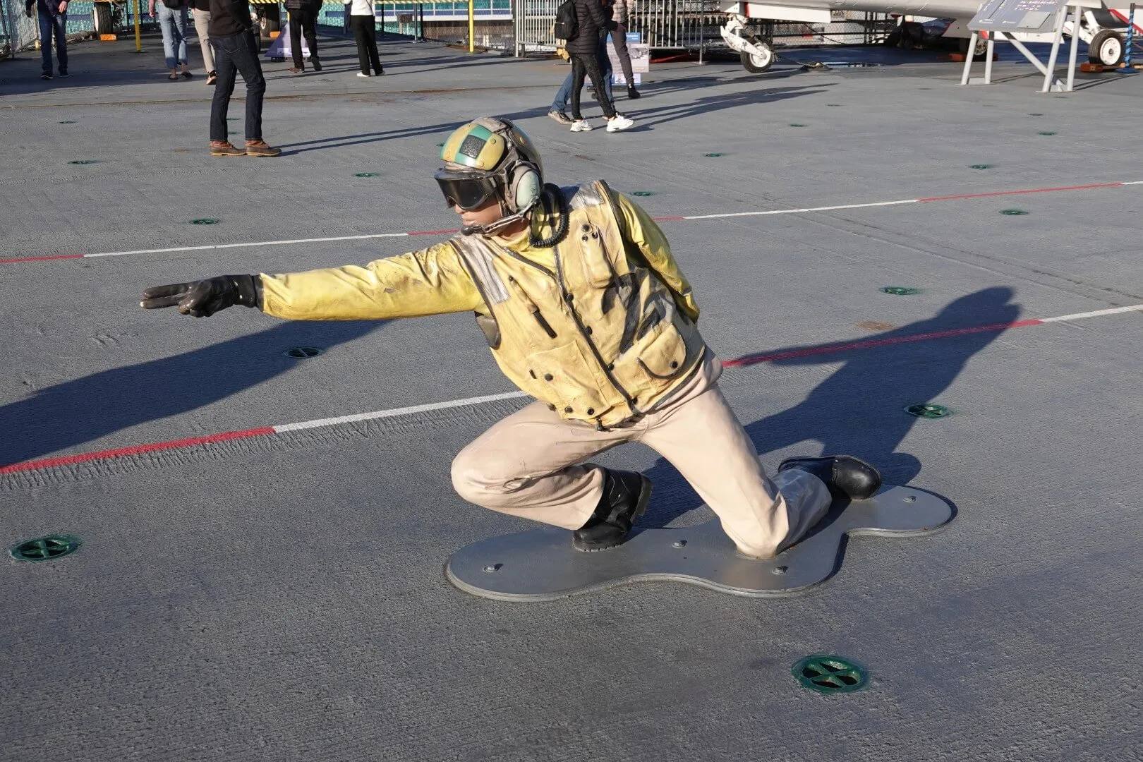 The person responsible for giving the takeoff signal.