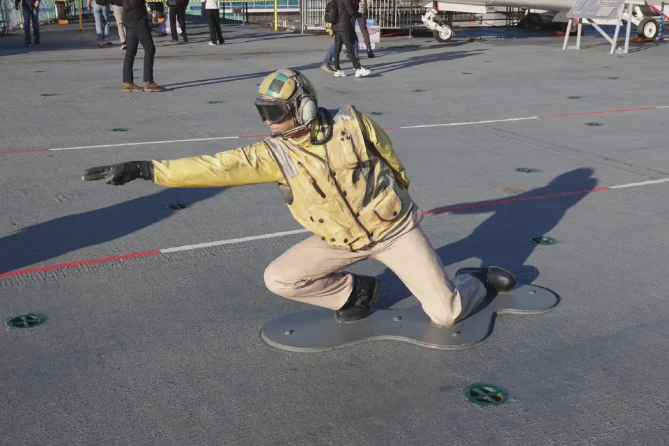 The person responsible for giving the takeoff signal.