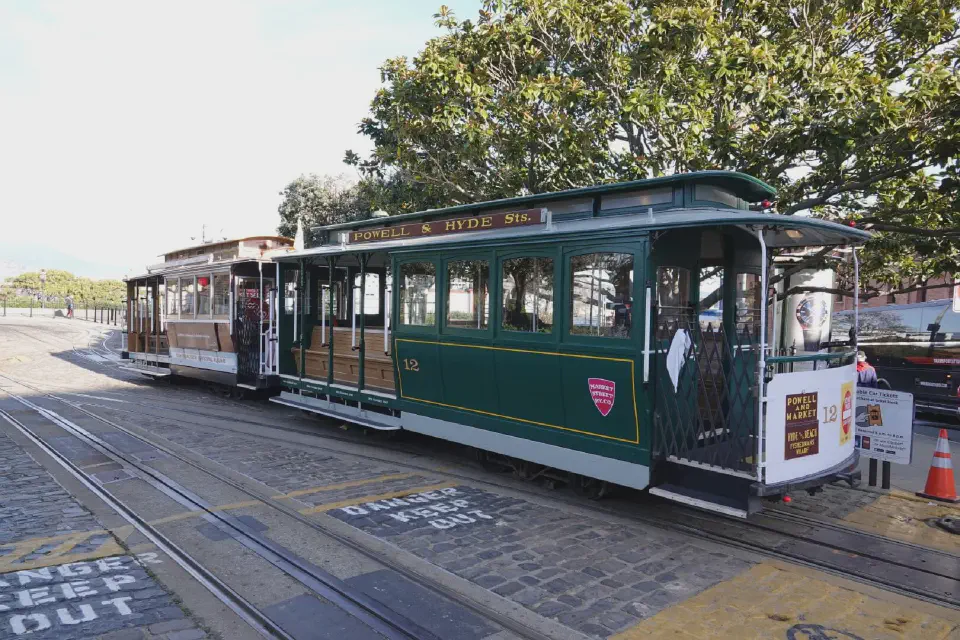 The iconic Cable Cars of San Francisco.