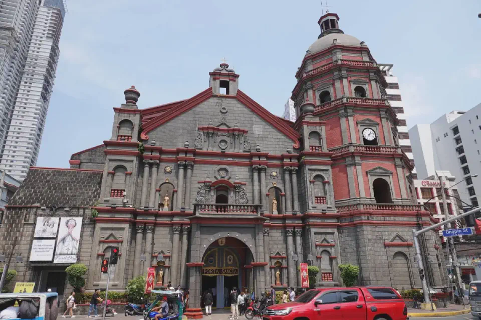 The Binondo Church in Chinatown.