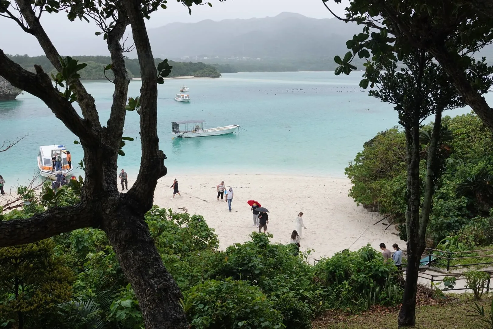 A view of Kabira Bay.