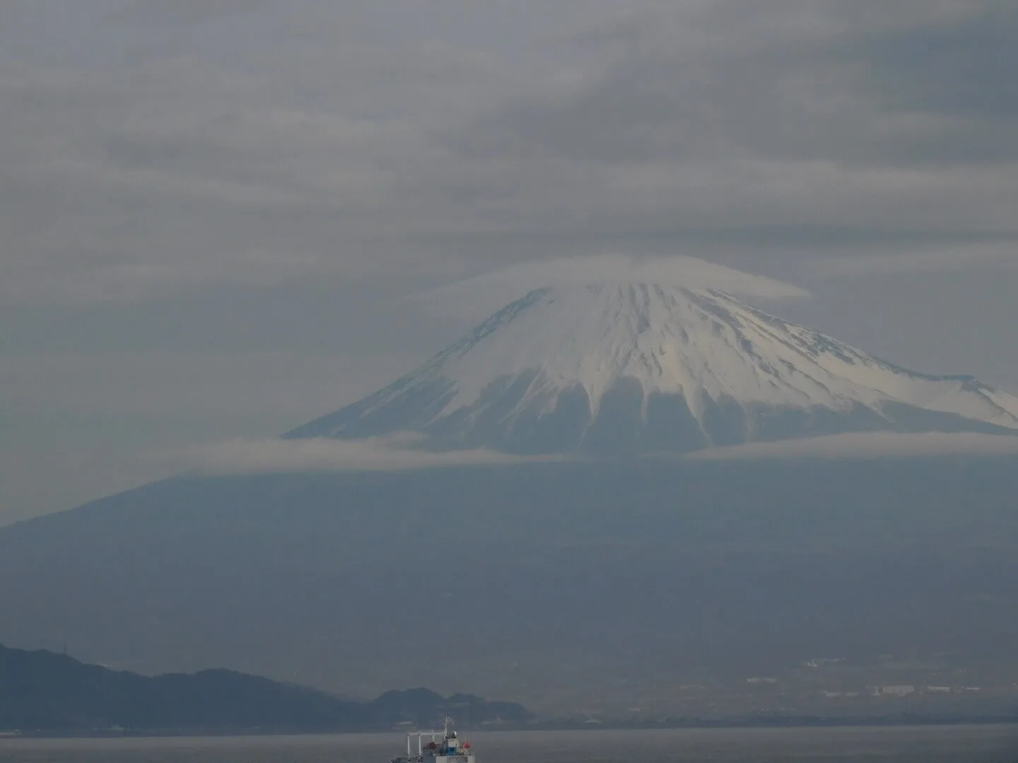 A view of Mount Fuji.