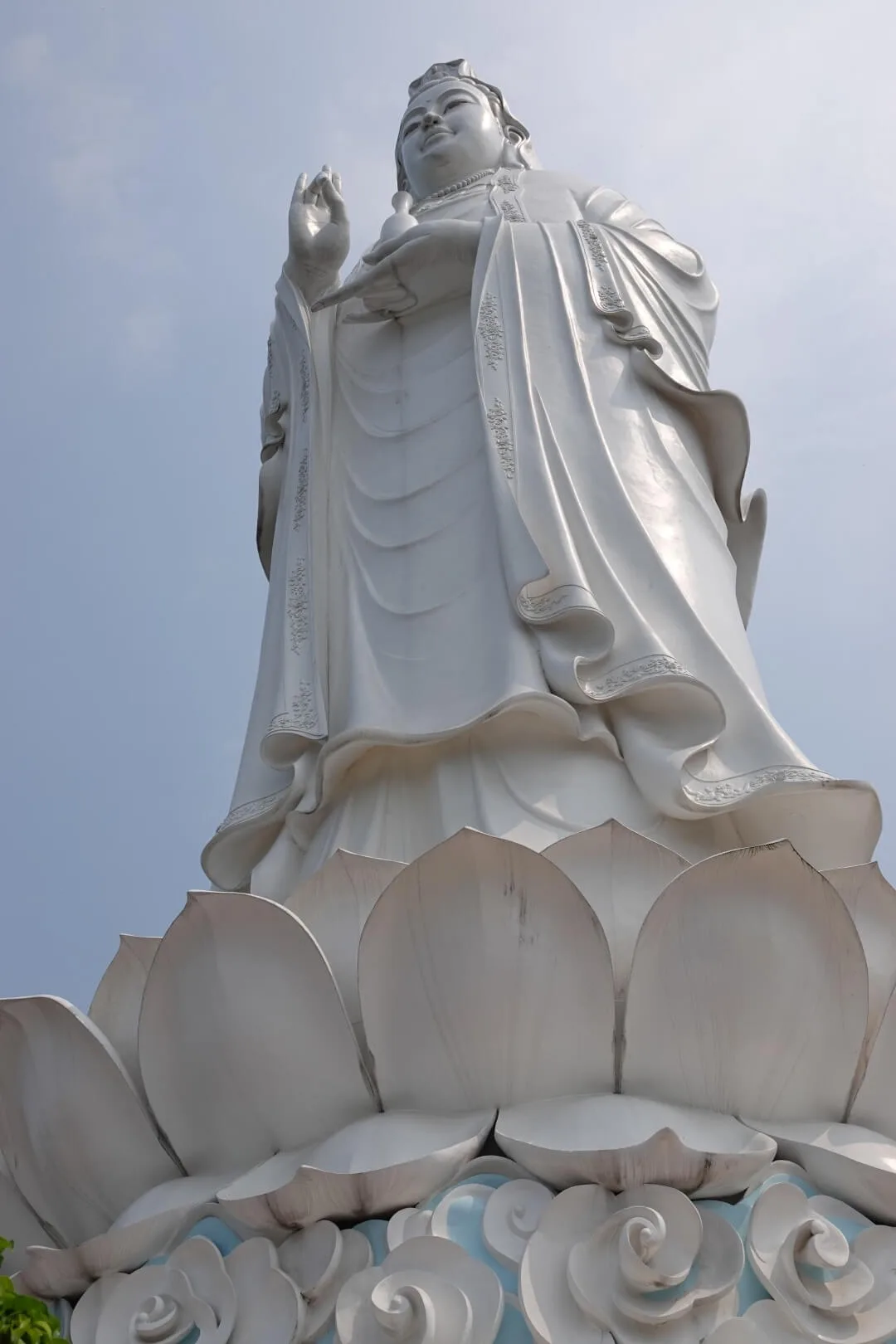 The 67-meter-tall statue of the Goddess of Mercy.