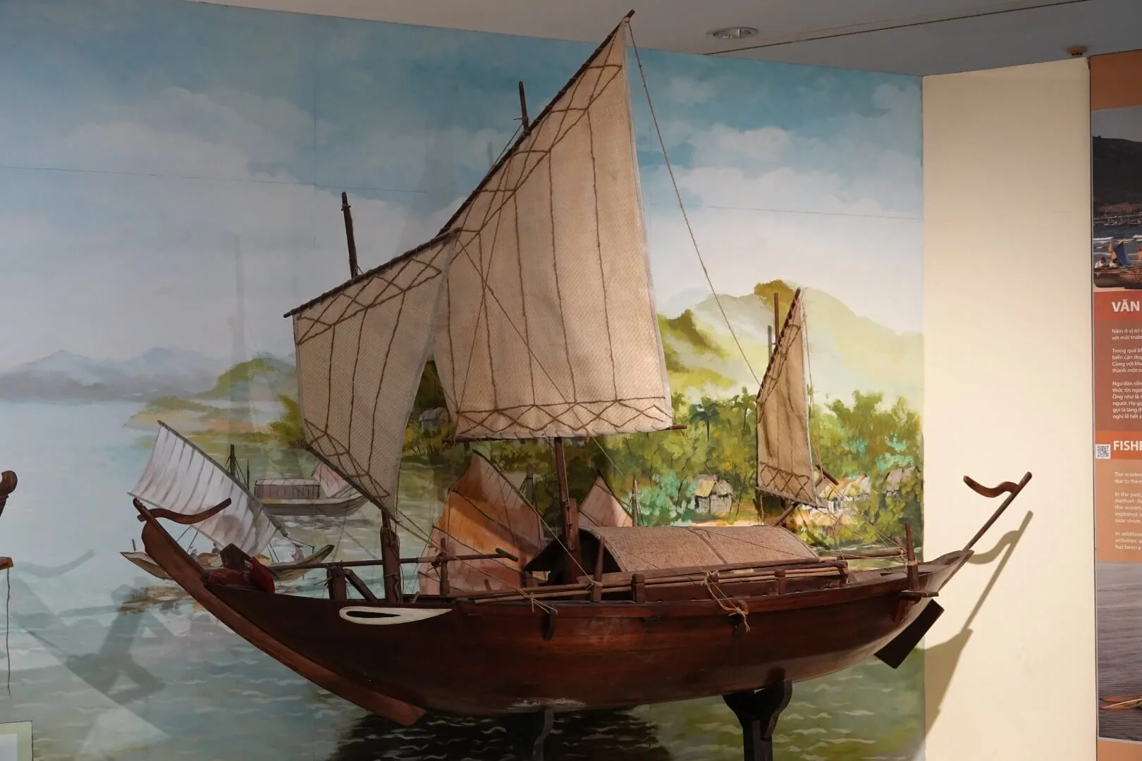 An exhibit at the Da Nang Museum.