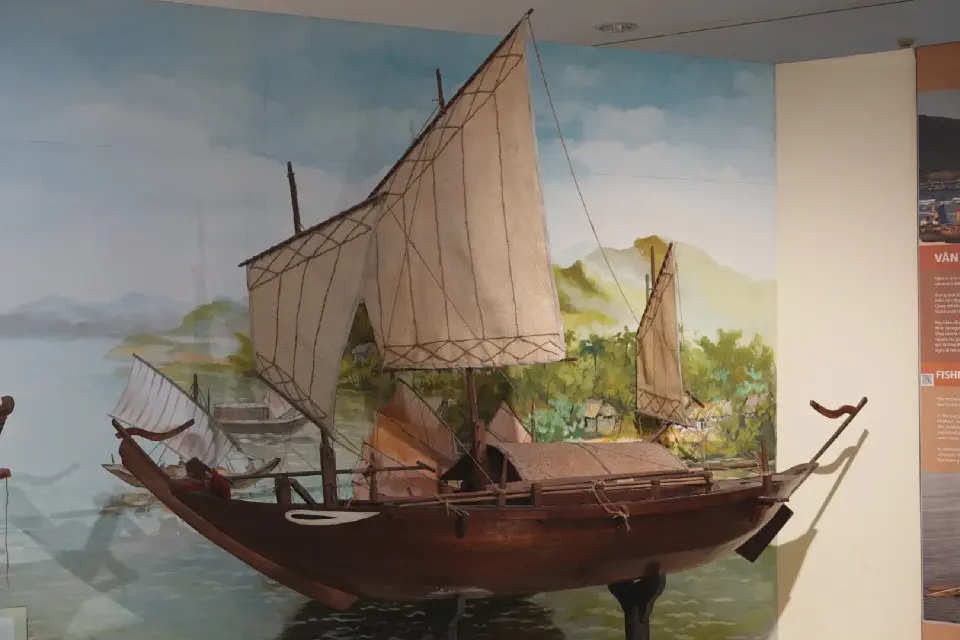 An exhibit at the Da Nang Museum.