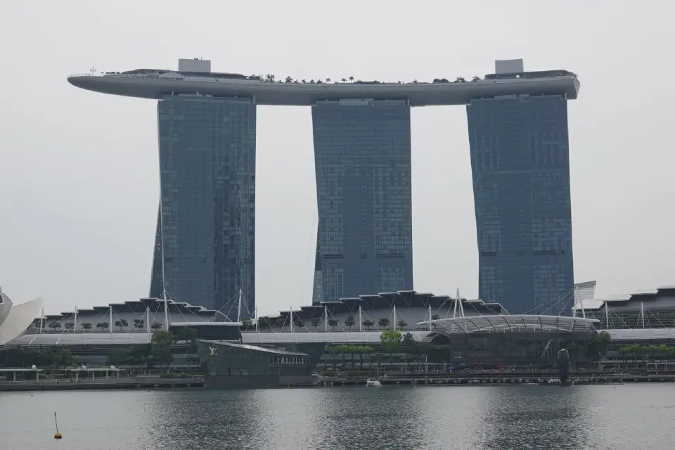 The iconic Marina Bay Sands Hotel.