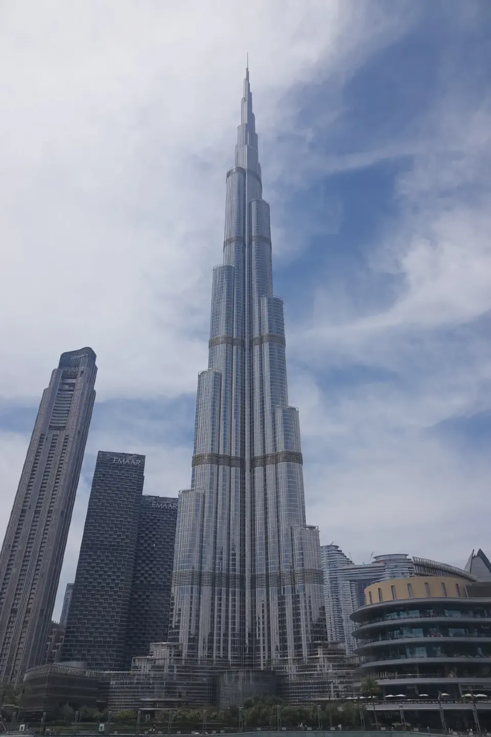The Burj Khalifa by day.
