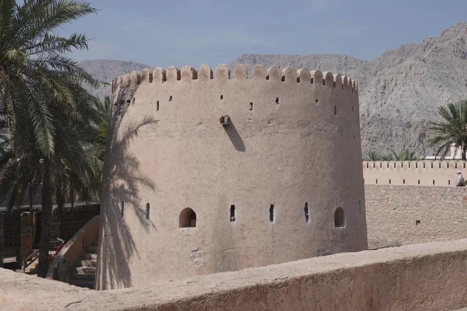 One of the towers of Khasab Fort.