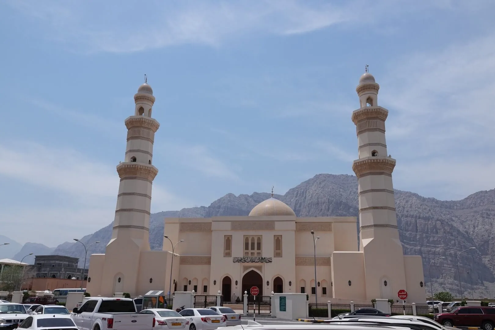 View of the mosque in Bukha.