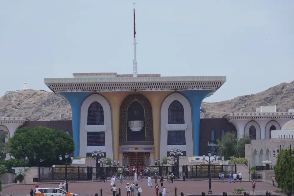 The Al Alam Palace, official residence of the Sultan of Oman.