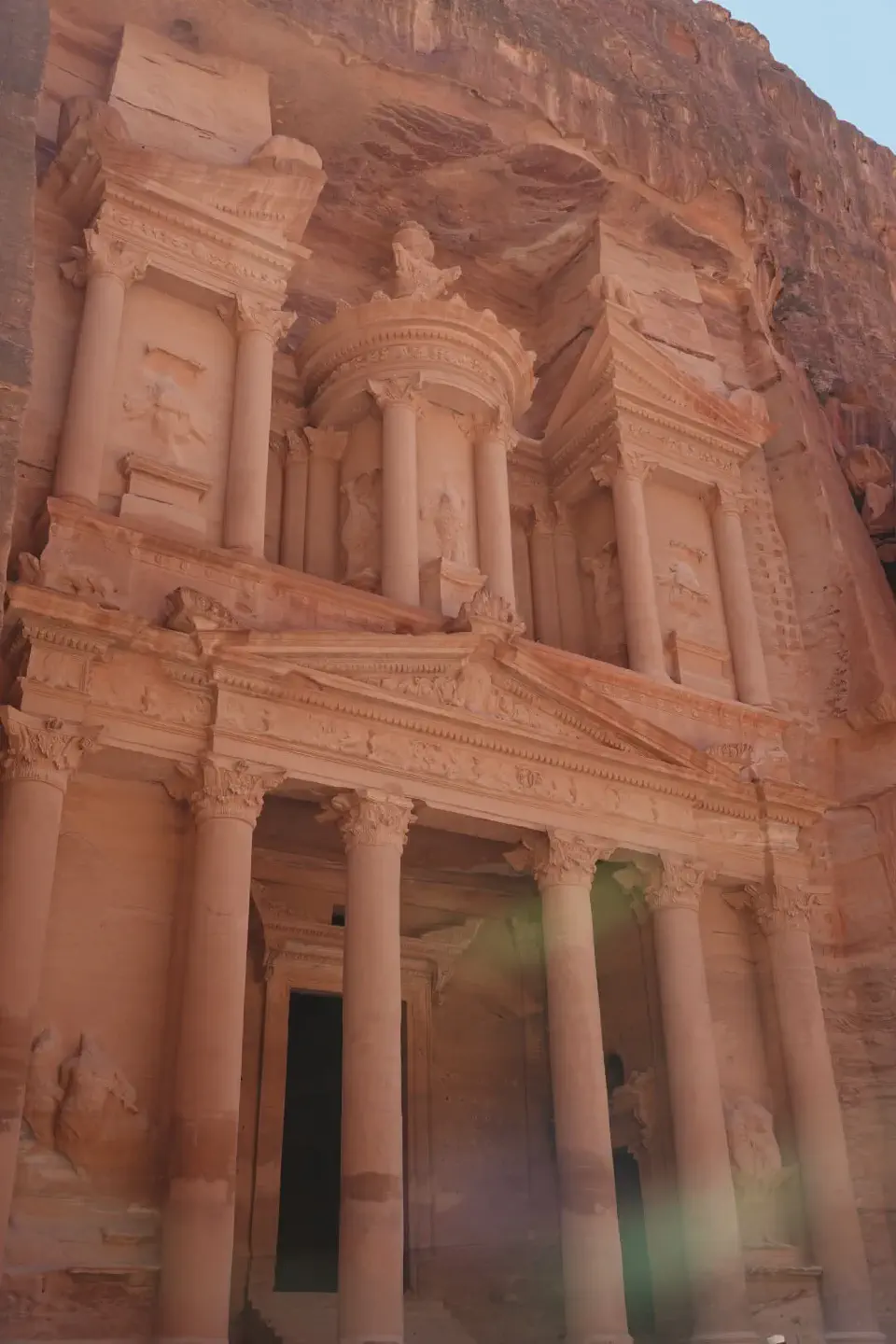 The famous Treasury of Petra.