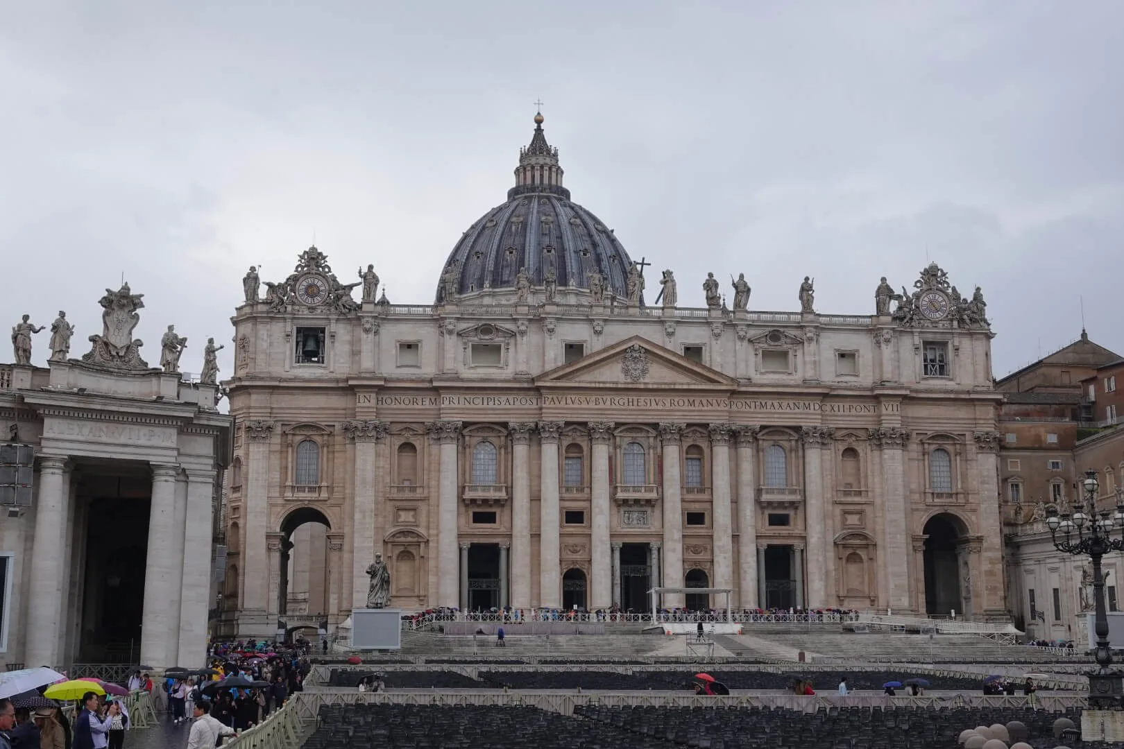 St. Peter's Basilica - the residence of the Pope.