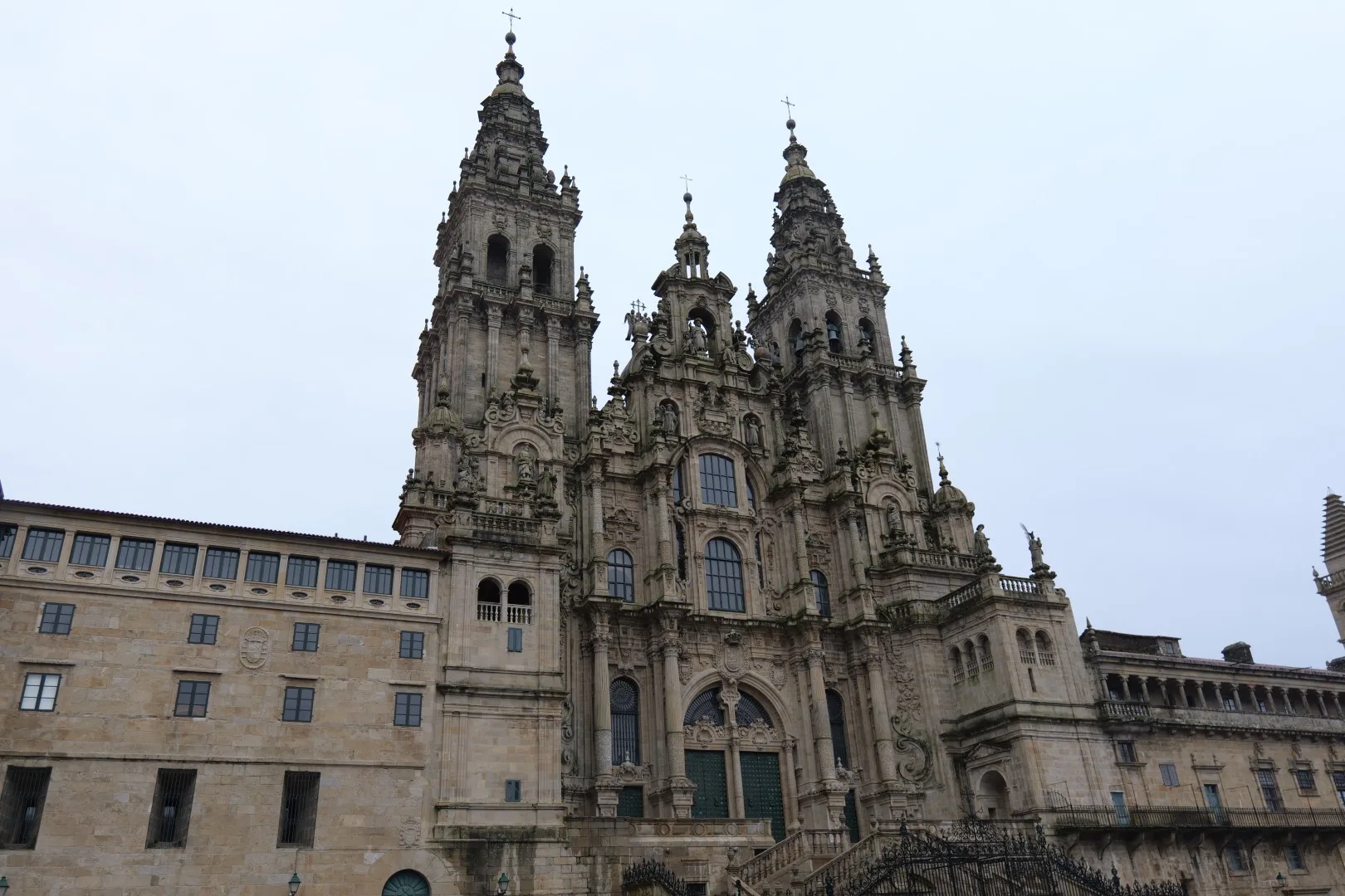 The imposing Cathedral of Santiago de Compostela - for centuries the destination of pilgrims from all over the world and the heart of the Camino de Santiago.