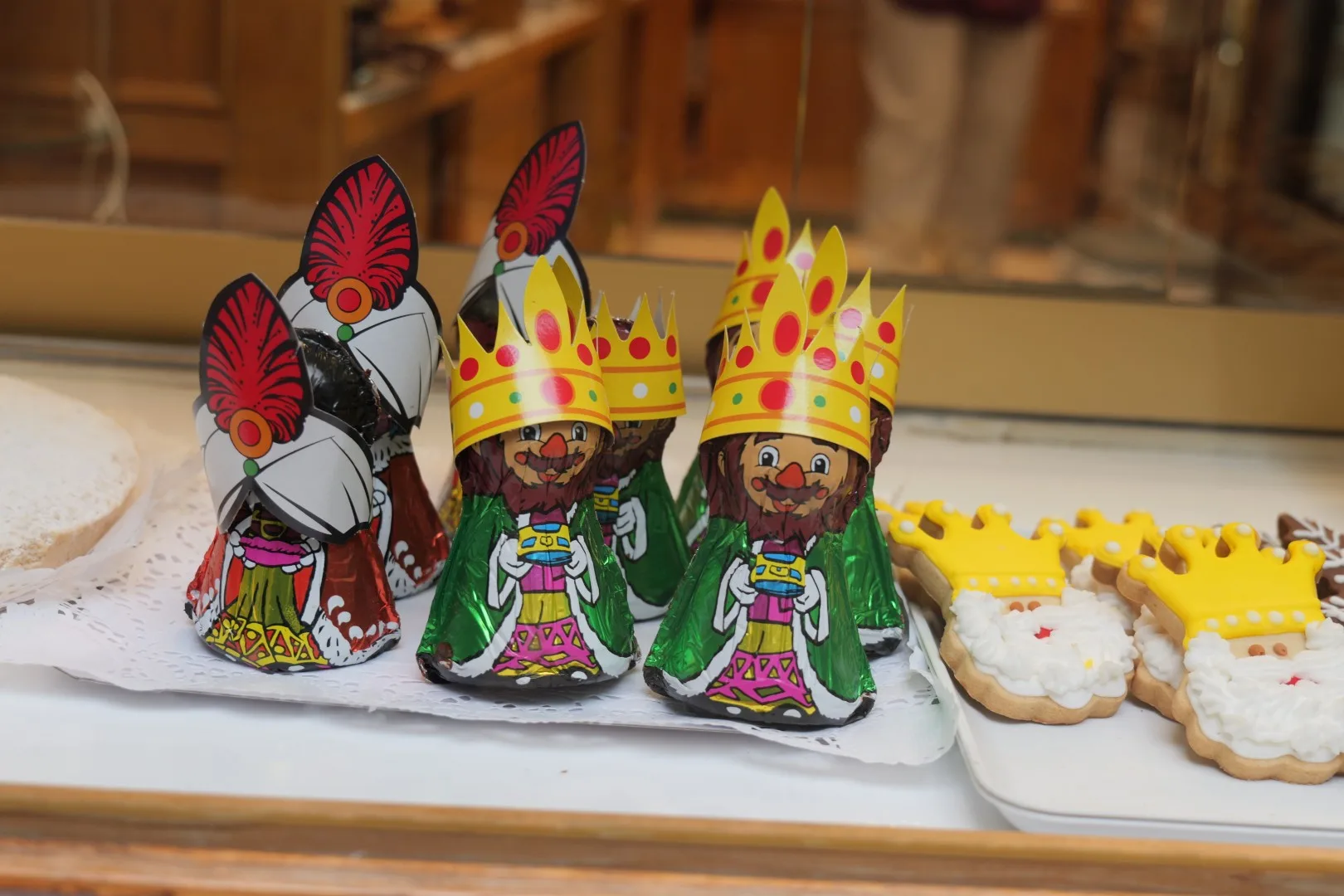 Chocolate figures of the Three Wise Men - a sweet reminder that Epiphany plays a particularly important role in Spain.
