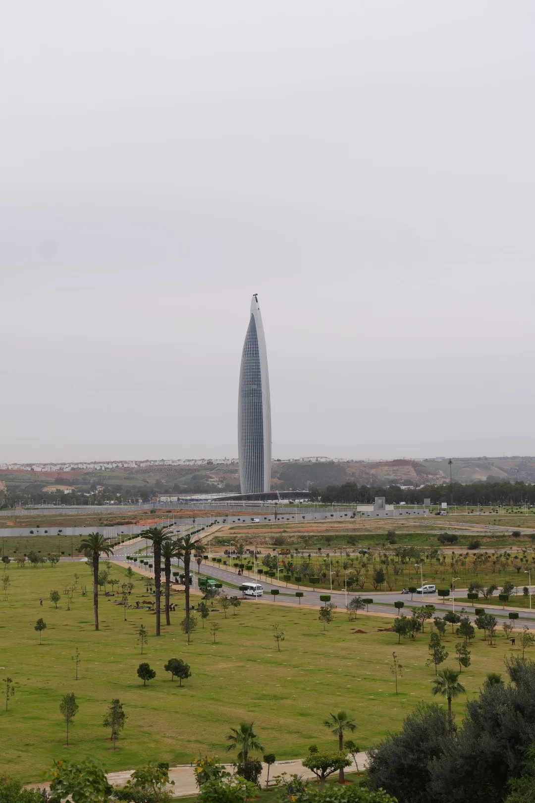 The Mohammed VI Tower in Rabat - at 250 meters, one of the tallest buildings in Africa.