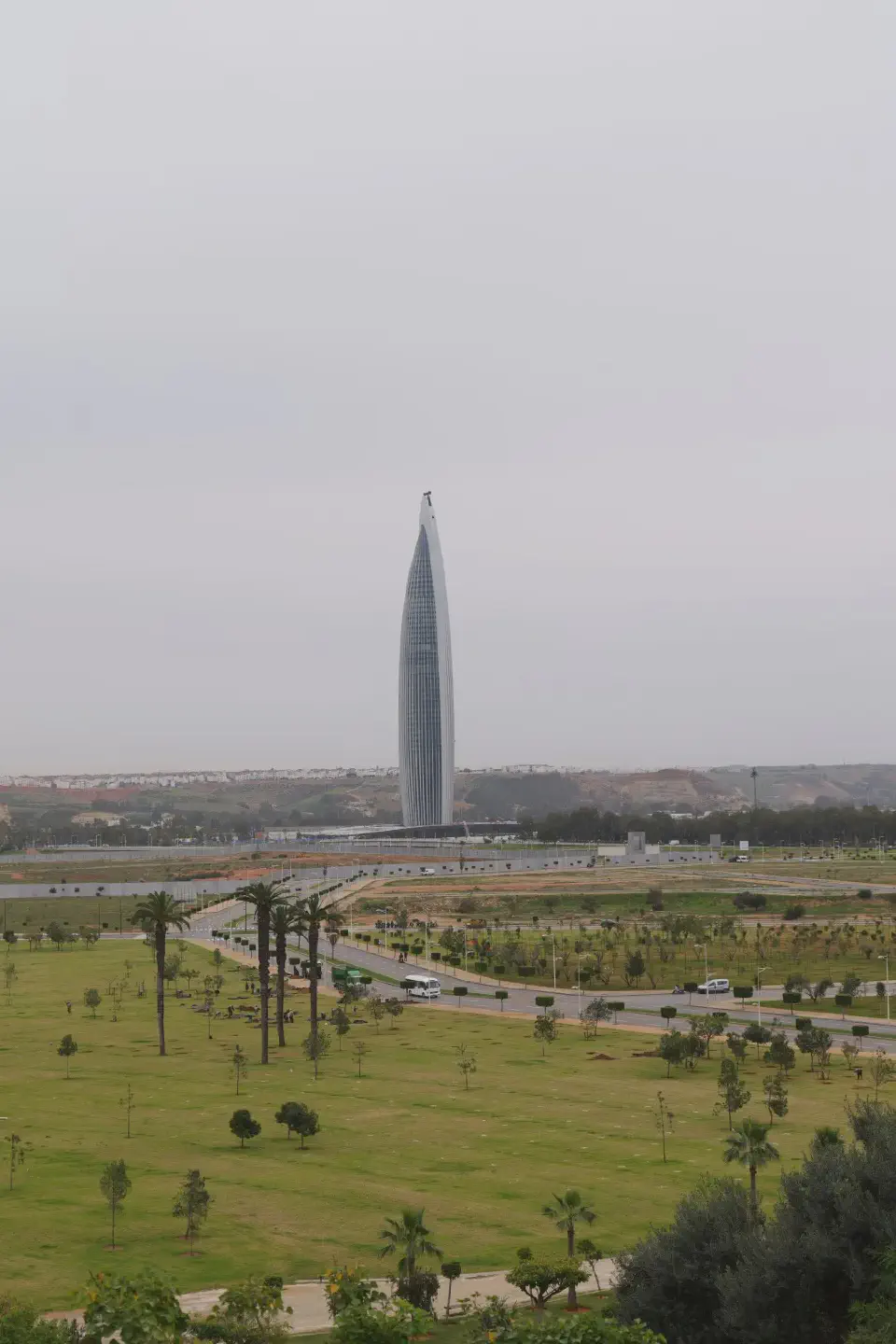 The Mohammed VI Tower in Rabat - at 250 meters, one of the tallest buildings in Africa.
